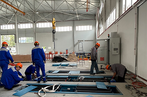 Heavy truck testing line equipment